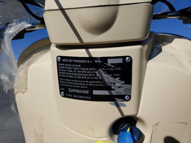 2009 VESPA LX 150 ZAPM448F595502362