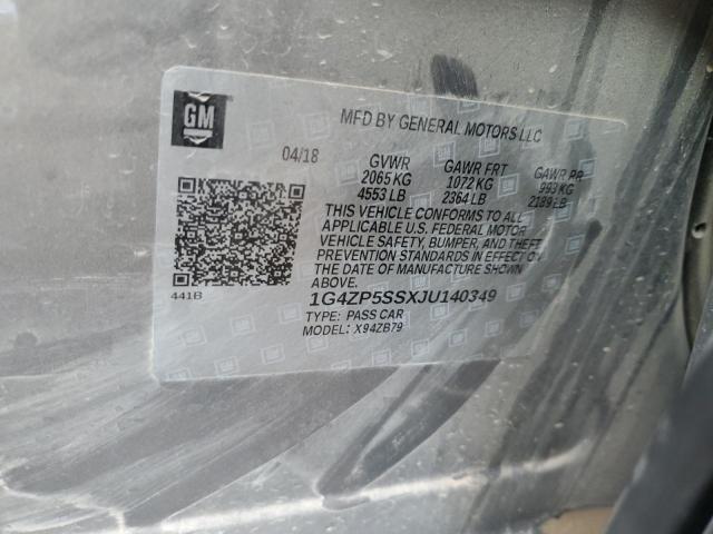 1G4ZP5SSXJU140349 Buick Lacrosse Essence