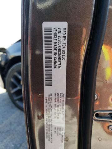 2C3CDXHGXMH557614 Dodge CHARGER GT