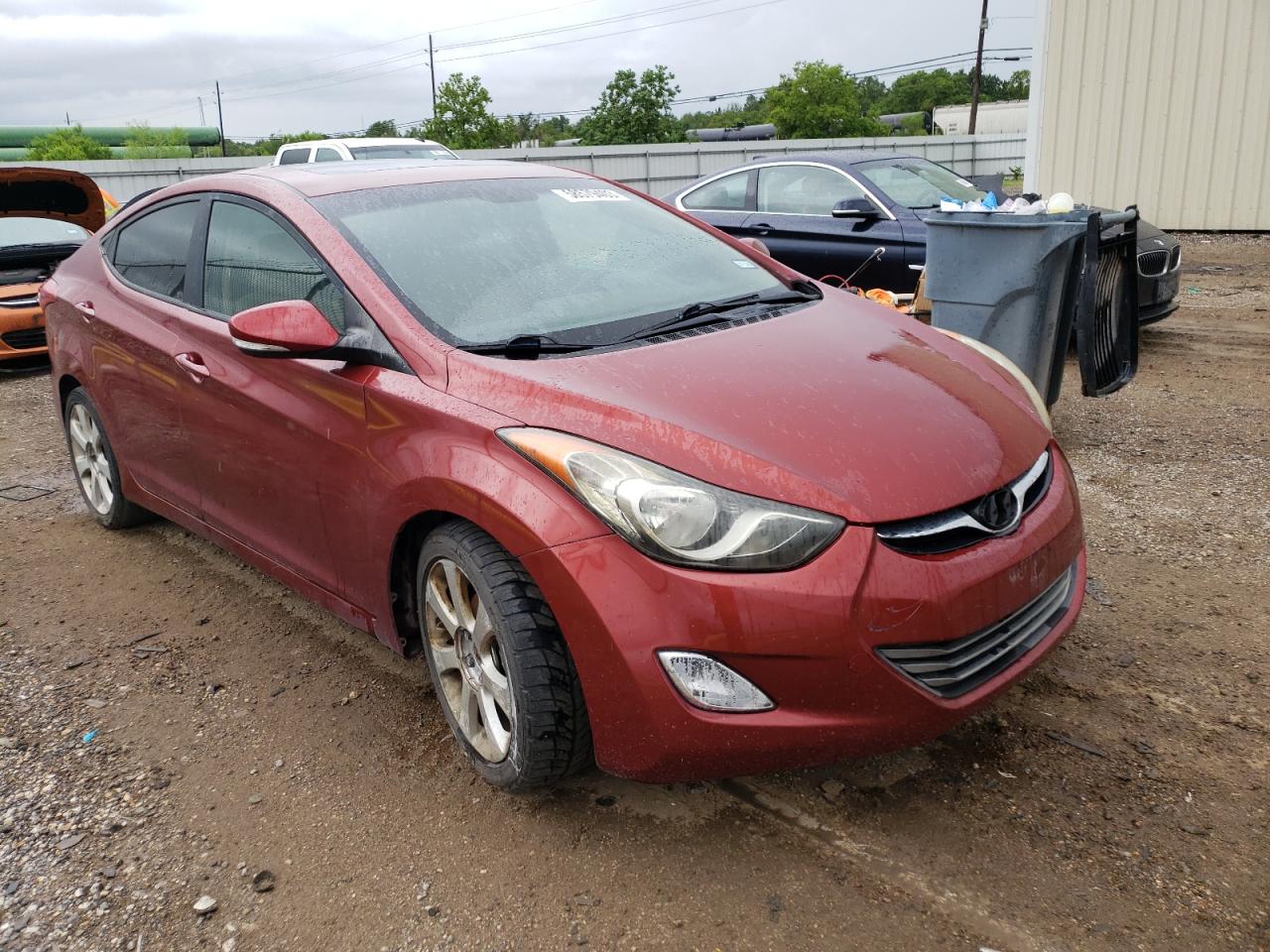 2013 Hyundai Elantra Gls vin: 5NPDH4AE5DH267784