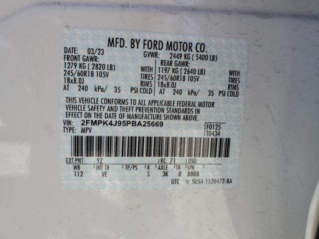 2FMPK4J95PBA25669 2023 FORD EDGE - Image 13