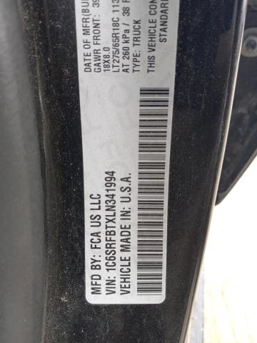 2020 RAM 1500 BIG H - 1C6SRFBTXLN341994
