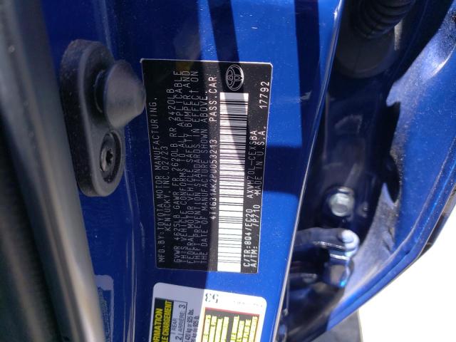 4T1G31AK2PU053213 Toyota Camry Se Night Shade