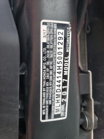 MLHMD4414H5001292 2017 Honda Crf250 L