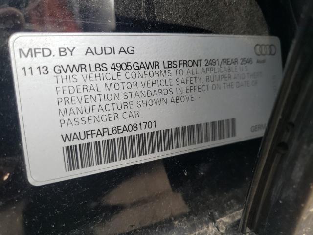 VIN WAUFFAFL6EA081701 2014 Audi A4, Premium Plus no.12