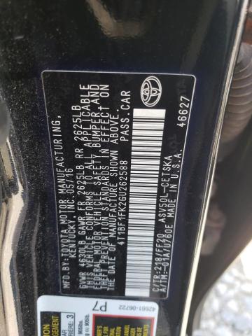 4T1BF1FK2GU262588 Toyota CAMRY LE