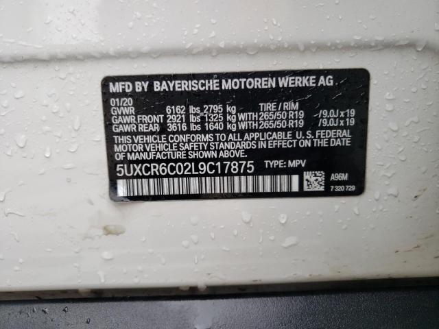 5UXCR6C02L9C17875 2020 BMW X5, photo no. 13