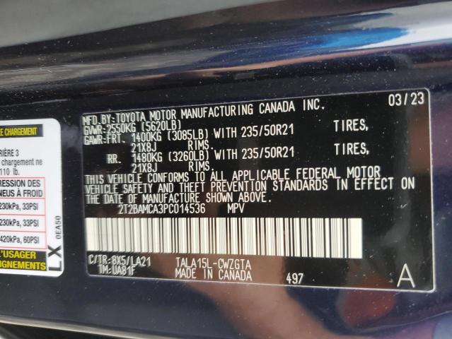 2023 LEXUS RX350 2T2BAMCA3PC014536