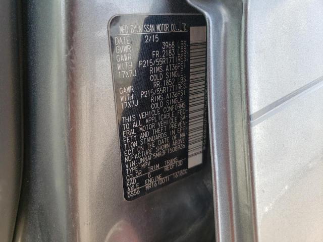 2015 NISSAN JUKE S - JN8AF5MR3FT508936