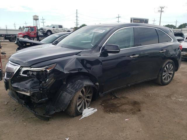 Lot #2276142814 2016 ACURA MDX TECHNO salvage car