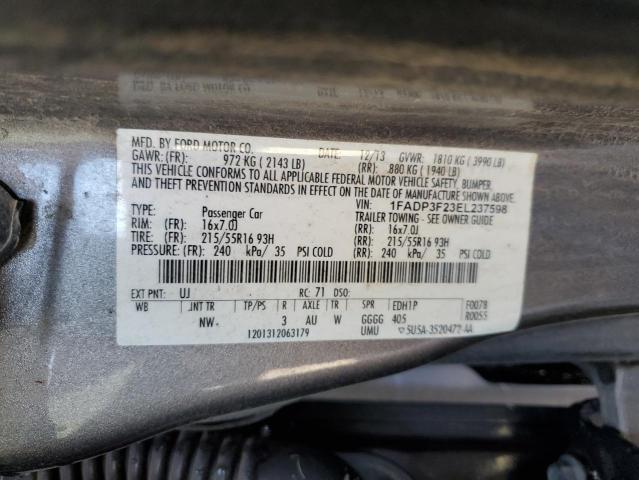 1FADP3F23EL237598 Ford FOCUS SE