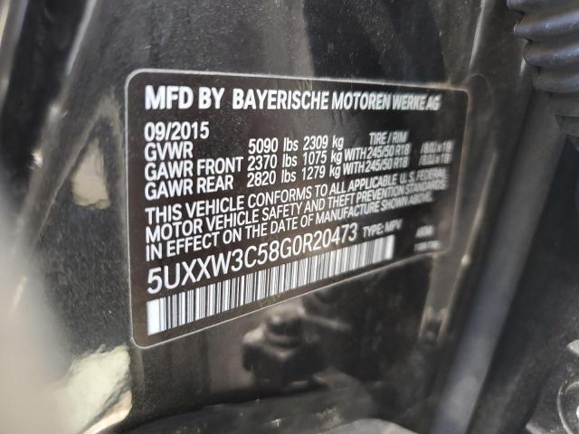 5UXXW3C58G0R20473 BMW X4 Xdrive28i