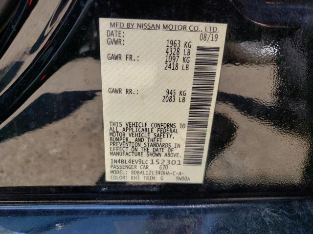 1N4BL4EV9LC152301 Nissan ALTIMA SL
