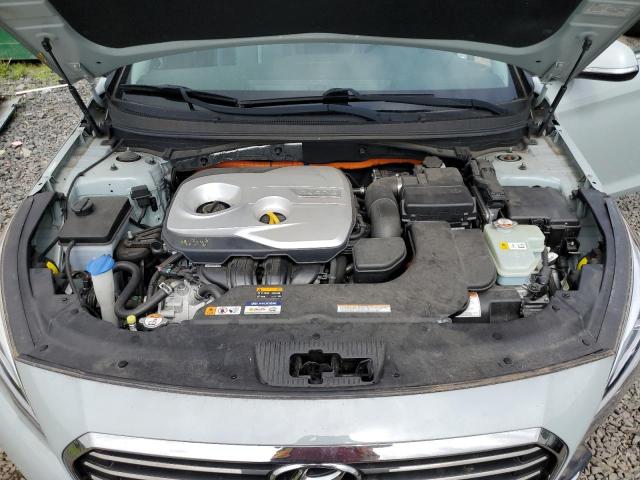 VIN: KMHE34L19GA027643 Auction: COPART Lot: 59899283 Location: NJ - SOMERVILLE KMHE34L19GA027643 HYUNDAI SONATA 2016 GRAY Photo 11