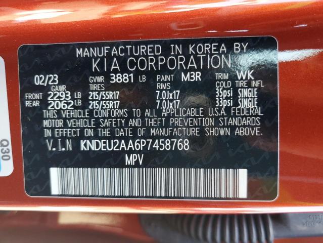 KNDEU2AA6P7458768 KIA SELTOS S