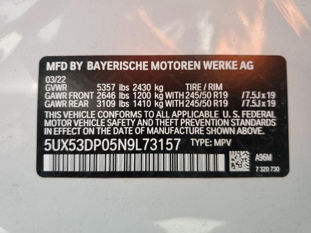5UX53DP05N9L73157 BMW X3 Xdrive30i