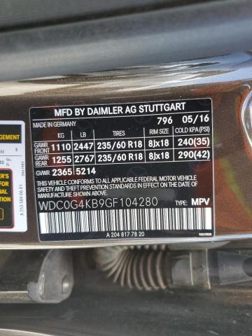 WDC0G4KB9GF104280 Mercedes-Benz Glc 300 4matic