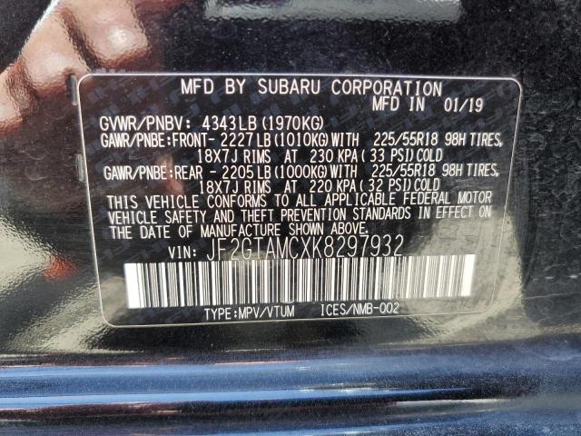 JF2GTAMCXK8297932 Subaru Crosstrek Limited