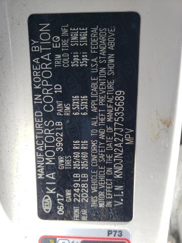 KNDJN2A27J7535689 KIA Soul