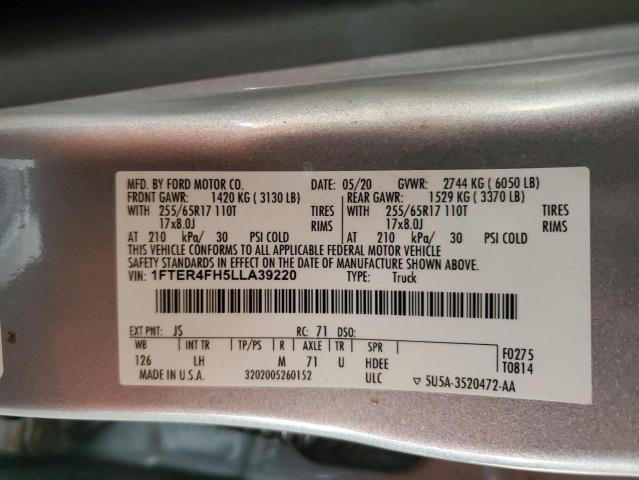 1FTER4FH5LLA39220 Ford RANGER XL