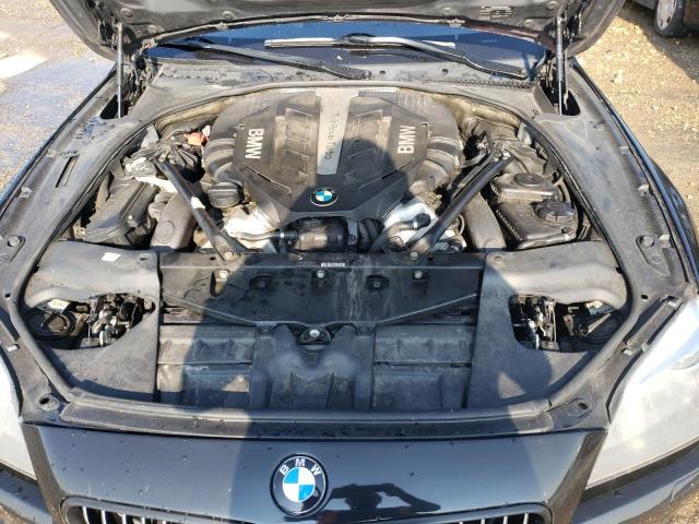 VIN: WBALX5C52CC894175 Auction: COPART Lot: 59887023 Location: WI - MADISON SOUTH WBALX5C52CC894175 BMW 6 SERIES 2012 BLACK Photo 11