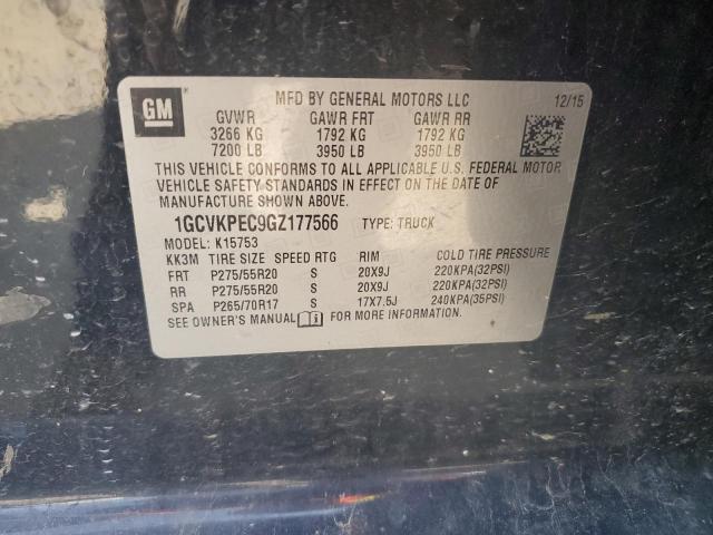 2016 CHEVROLET 10/1500 - 1GCVKPEC9GZ177566