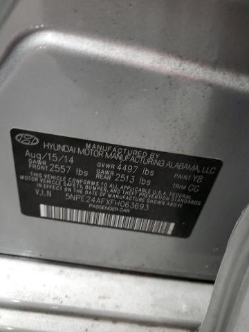 2015 Hyundai Sonata Se VIN: 5NPE24AFXFH063693 Lot: 53232604