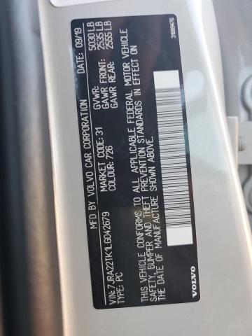 7JRA22TK1LG042679 Volvo S60 T6 Momentum