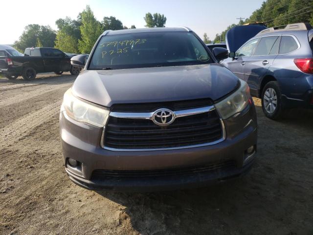 VIN 5TDYKRFH4ES018259 2014 Toyota Highlander, Limited no.5