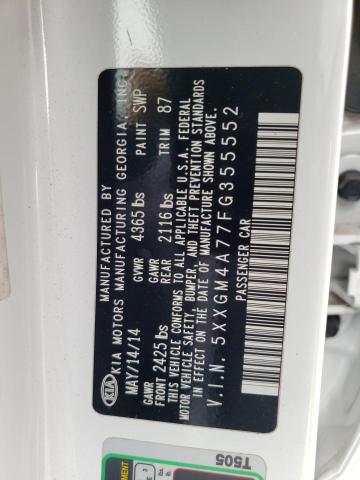 5XXGM4A77FG355552 KIA Optima Lx