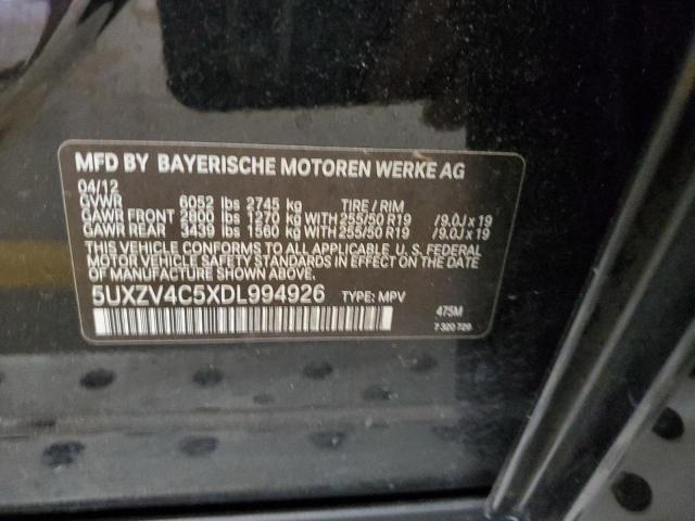 5UXZV4C5XDL994926 2013 BMW X5, photo no. 13