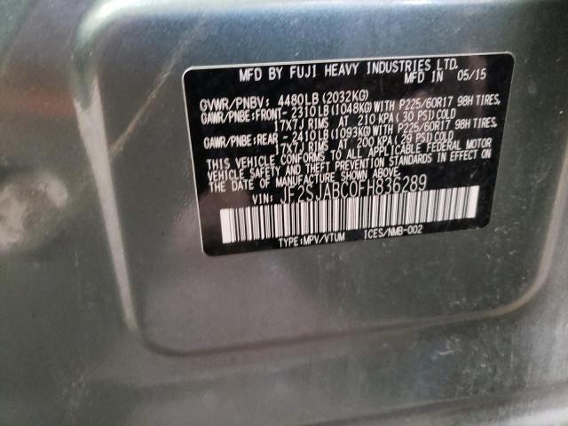 JF2SJABC0FH836289 Subaru Forester 2.5i