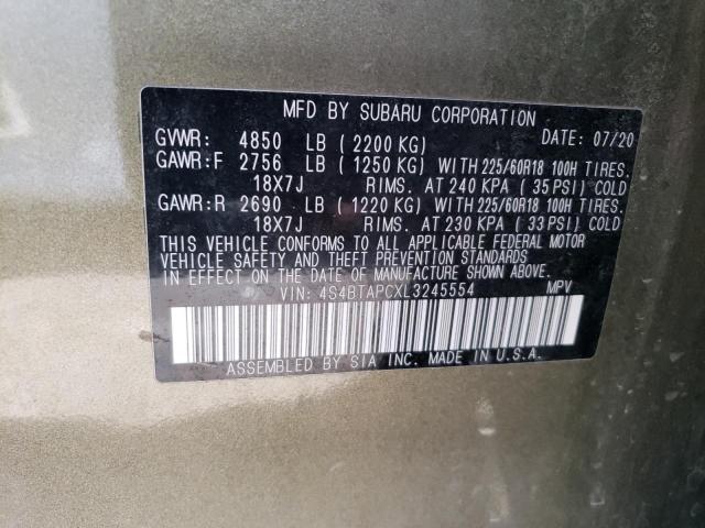 4S4BTAPCXL3245554 Subaru Outback Touring