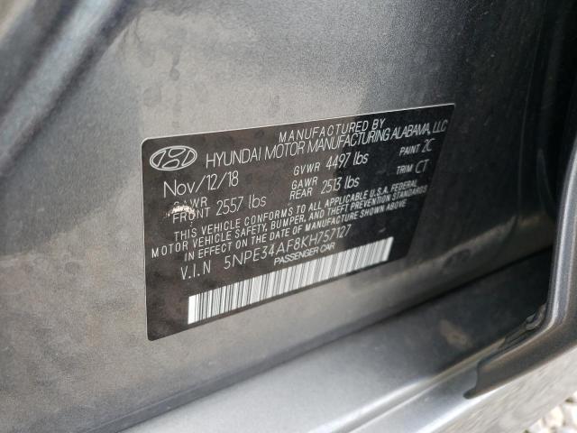 5NPE34AF8KH757127 Hyundai Sonata Limited