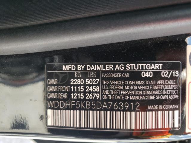 VIN WDDHF5KB5DA763912 2013 Mercedes-Benz E-Class, 350 no.12