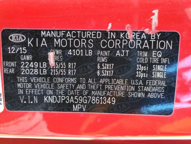 KNDJP3A59G7861349 KIA SOUL +