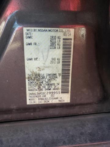 1N4AL3AP1EC299955 Nissan ALTIMA 2.5