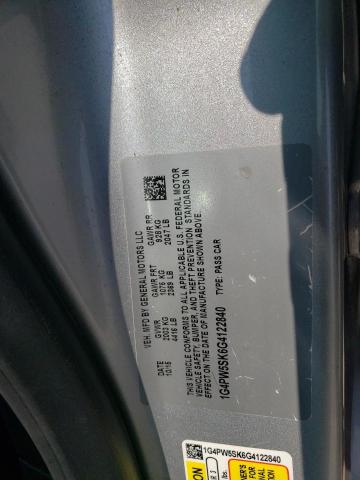 1G4PW5SK6G4122840 Buick Verano Sport Touring