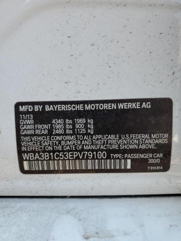 VIN WBA3B1C53EPV79100 2014 BMW 3 Series, 320 I no.13