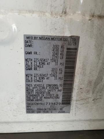 5N1AT2MT9LC739829 Nissan ROGUE S