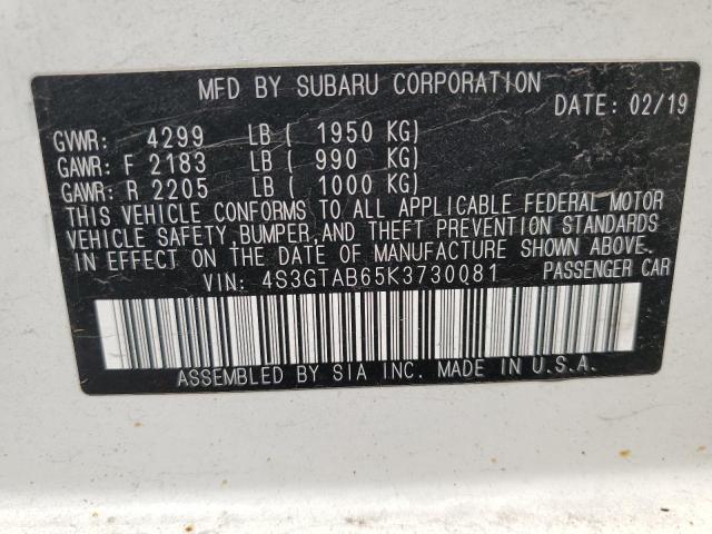 4S3GTAB65K3730081 Subaru Impreza