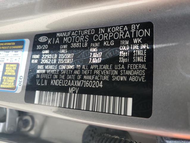 KNDEU2AAXM7160204 KIA SELTOS S