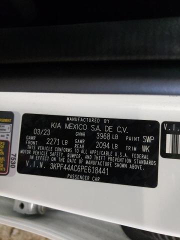 3KPF44AC6PE618441 KIA FORTE GT