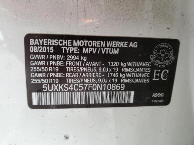 5UXKS4C57F0N10869 2015 BMW X5, photo no. 12