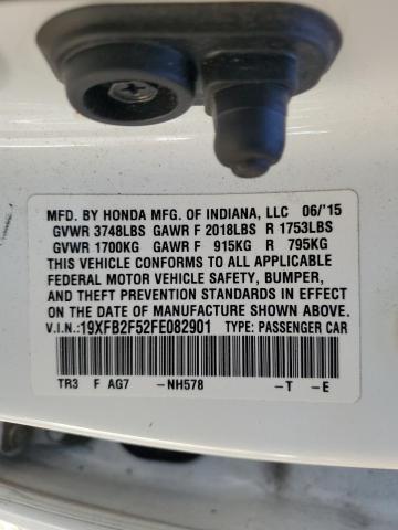 19XFB2F52FE082901 Honda Civic Lx
