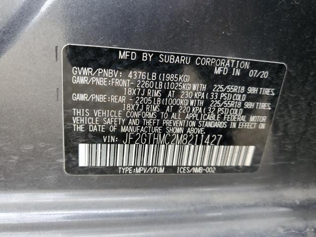 JF2GTHMC2M8211427 Subaru Crosstrek Limited