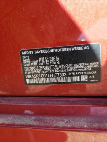 WBA5R1C01LFH77303 BMW 330I