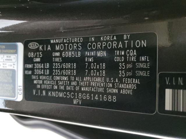 KNDMC5C18G6141688 KIA SEDONA EX