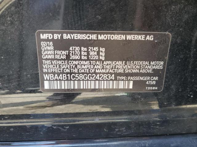 2016 BMW 435 I GRAN WBA4B1C58GG242834