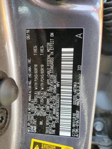 5TDJKRFH1GS300279 Toyota Highlander Xle